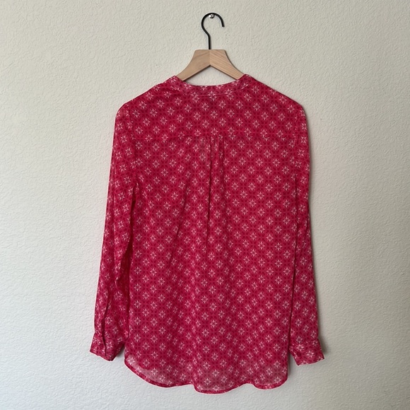 Kut from the Kloth Sheer Pink Tunic Top size M - Picture 2 of 6